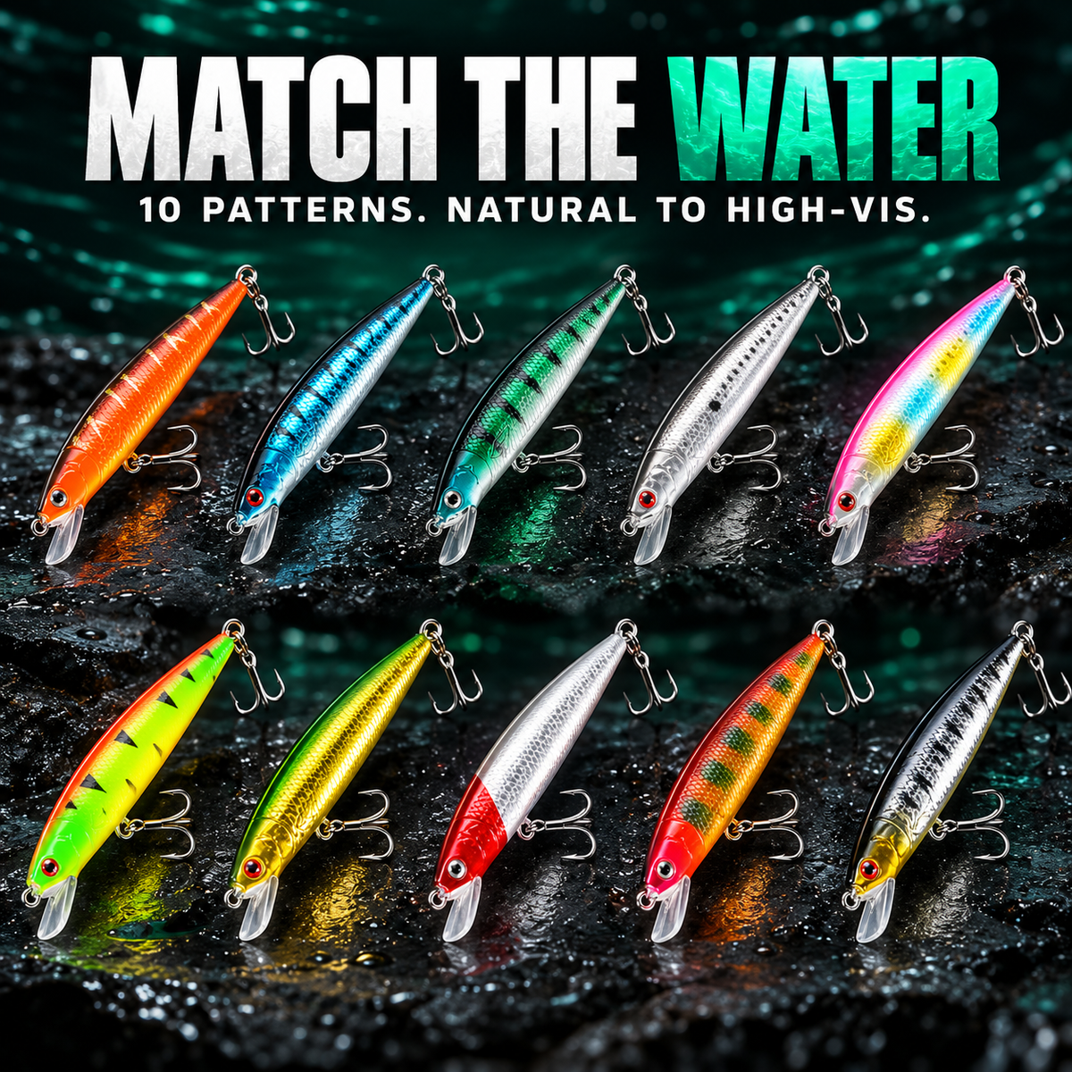 RattleRise 100F Floating Jerkbait