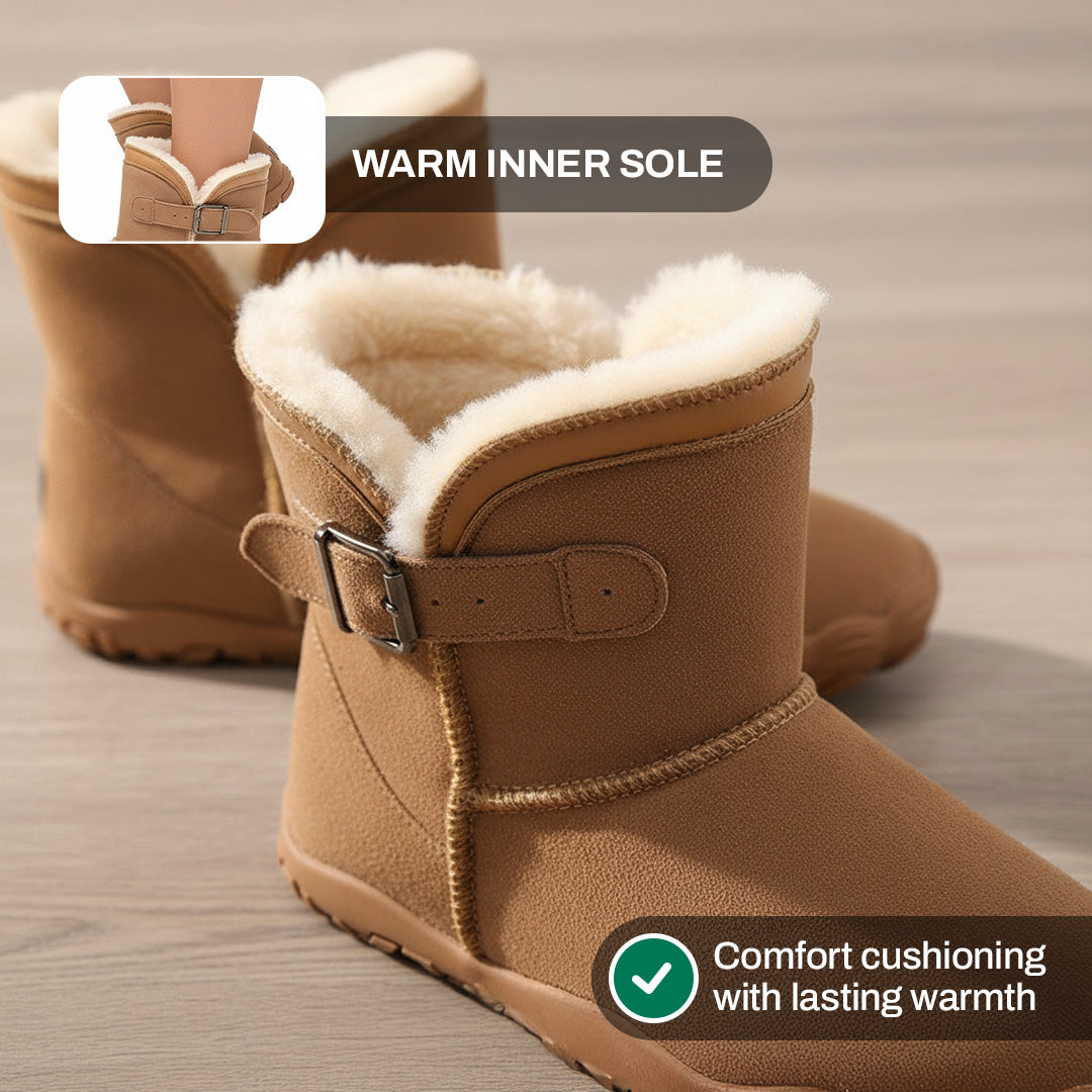 Non-slip & Waterproof Winter Barefoot Boots with Orthopedic Arch Support