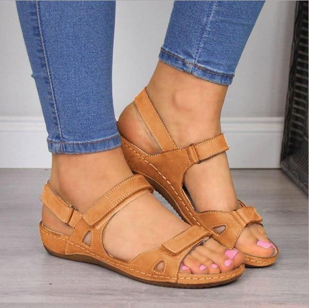 Sandales femme en simili cuir premium