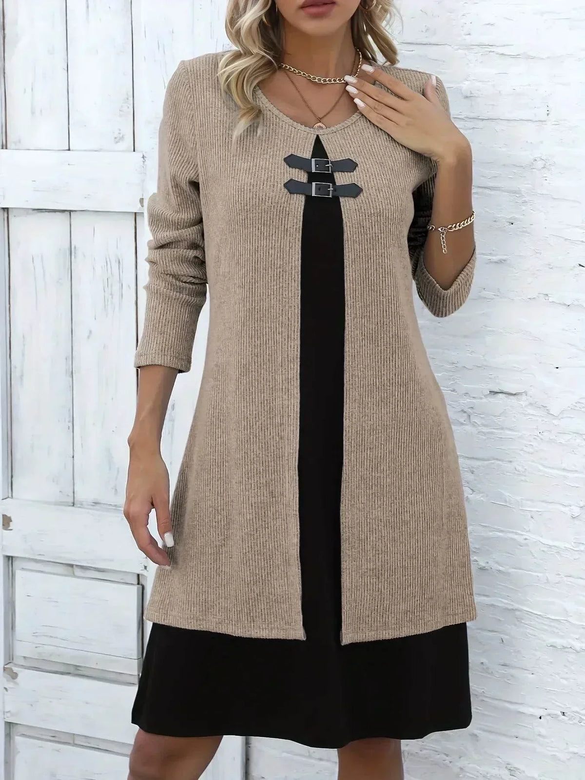 Women's Elegance Long Sleeve Dress