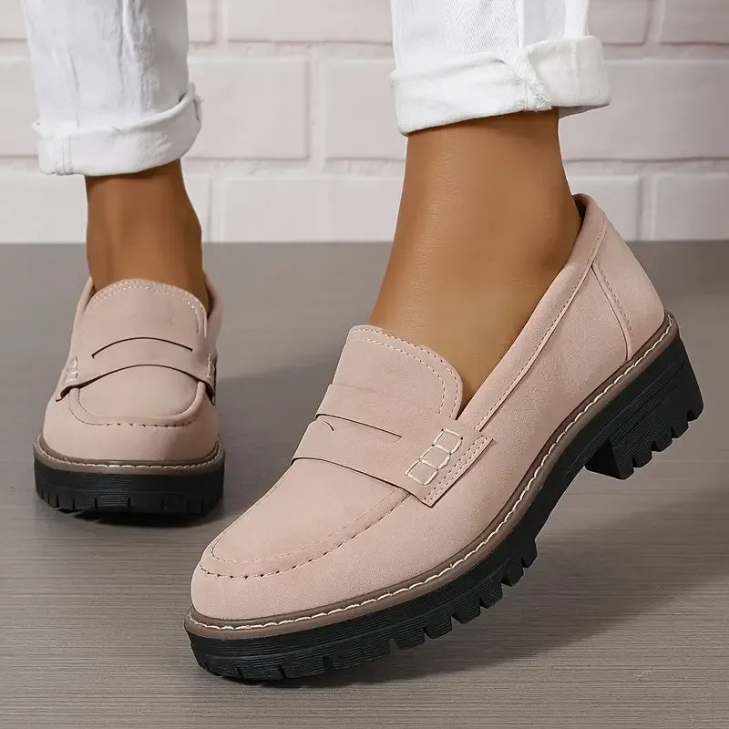 Women's Fashion Thick Sole Loafers
