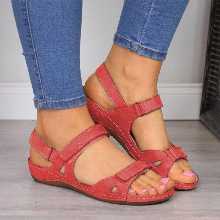 Sandales femme en simili cuir premium