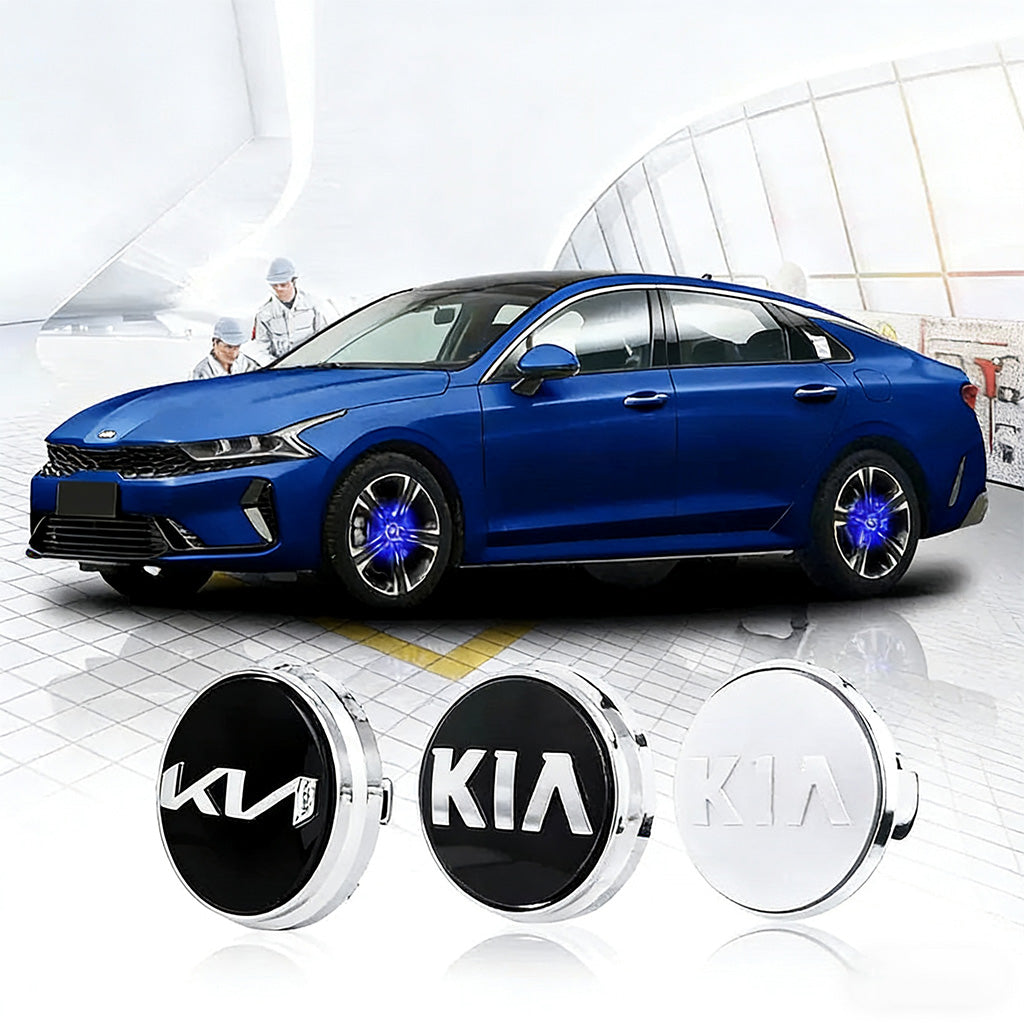 4PCS Self-powered Car Wheel Hub Floating Center Caps