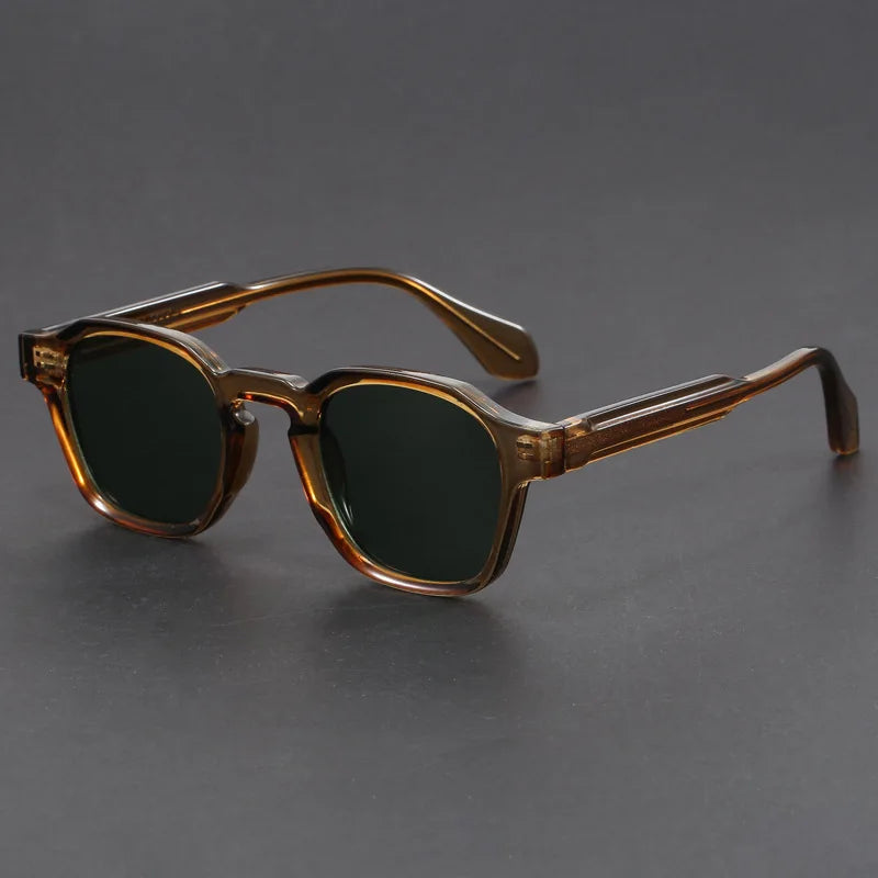Retro-Quadratsonnenbrille – UV-schützende Streetstyle-Sonnenbrille