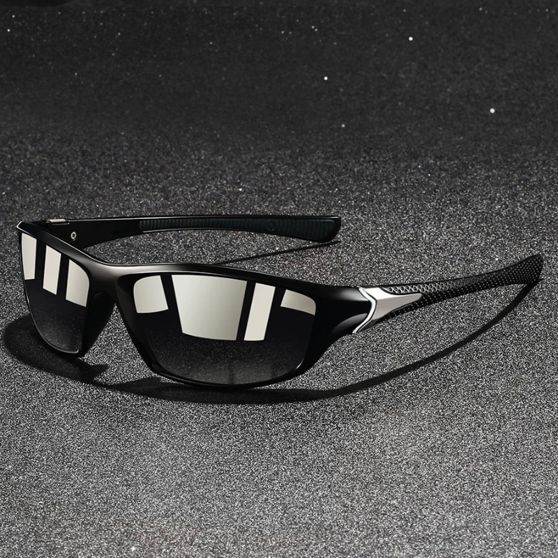 Lunettes de soleil de sport pour hommes – UV400 Anti-éblouissement pour la conduite et les activités de plein air
