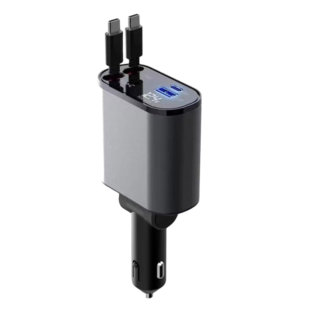 Chargeur de voiture rétractable pour voiture rapide