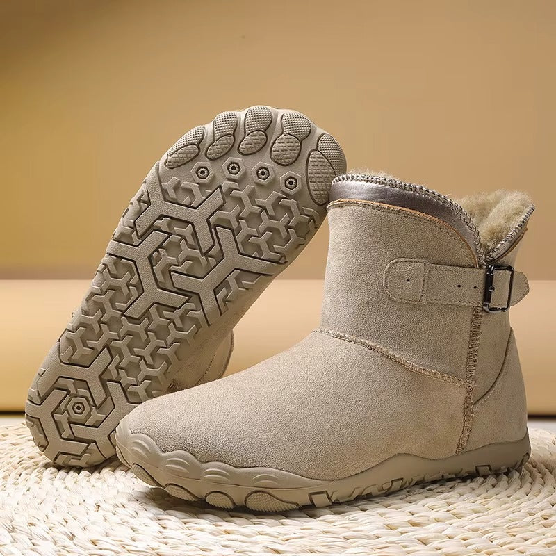 Non-slip & Waterproof Winter Barefoot Boots with Orthopedic Arch Support