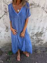 Kathy's Favourite - V-Neck Midi Dress