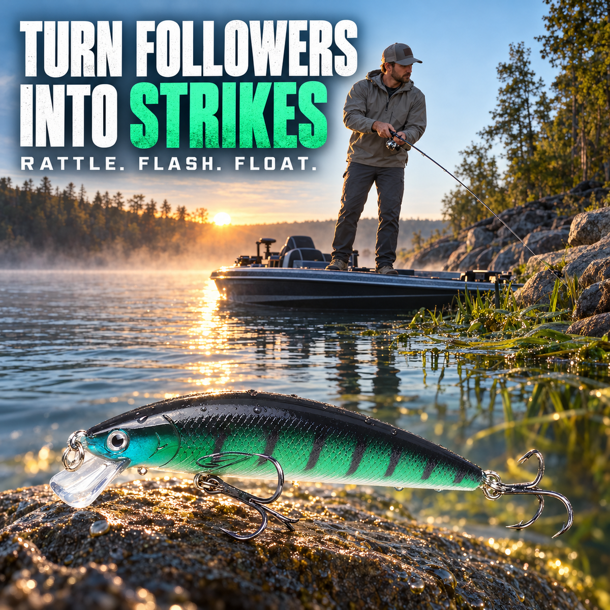 RattleRise 100F Floating Jerkbait