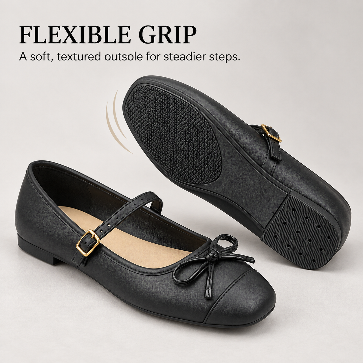 The Parisian Bow Mary Jane Flats