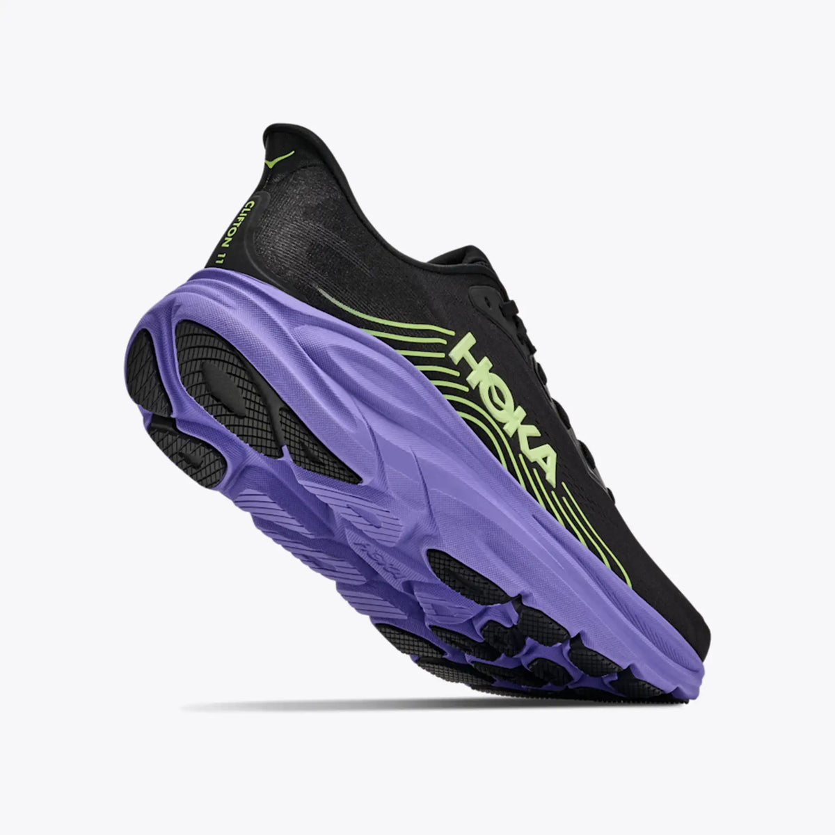 Men's Clifton 11-black / neon yuzu