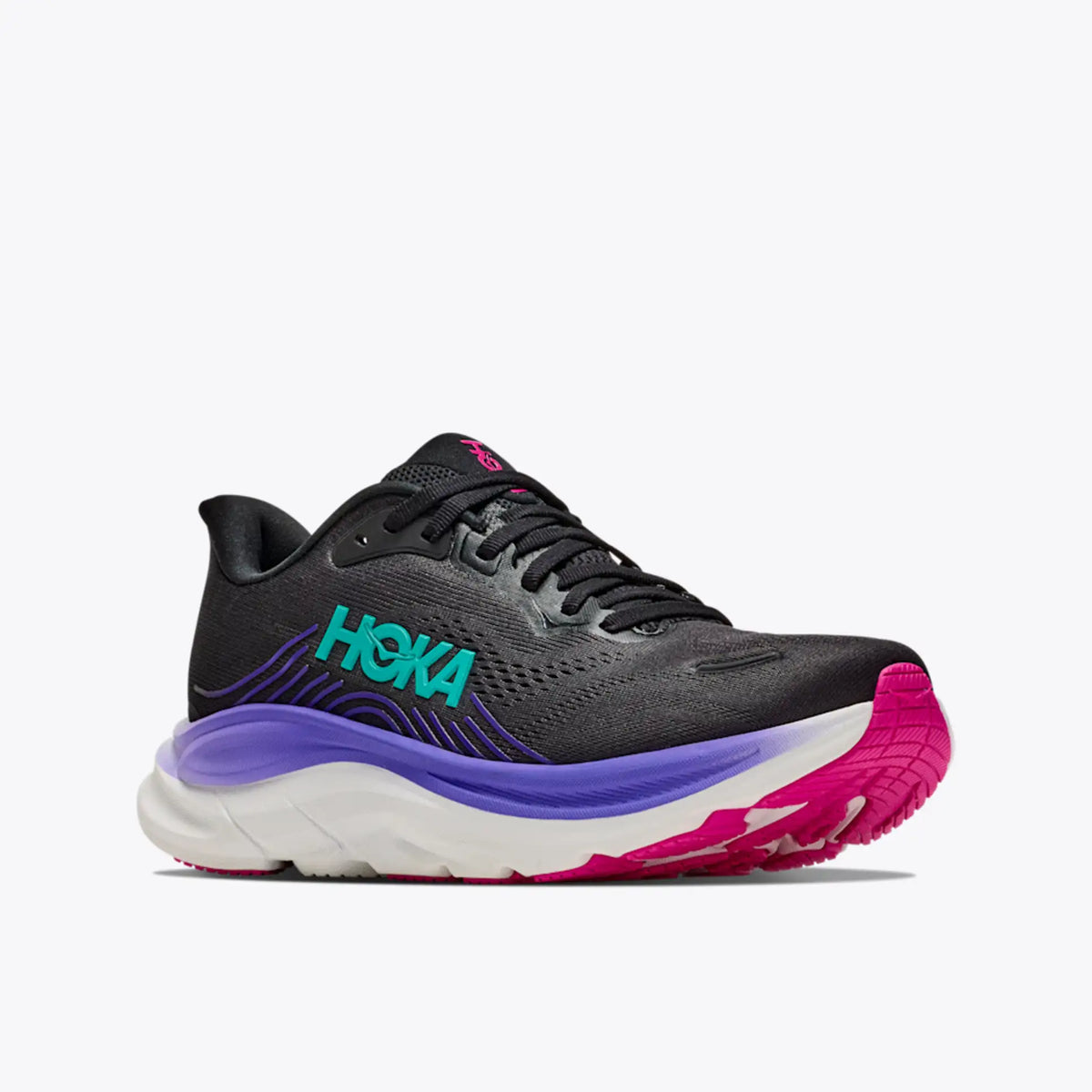 Women's Clifton 11-black / neon nebula