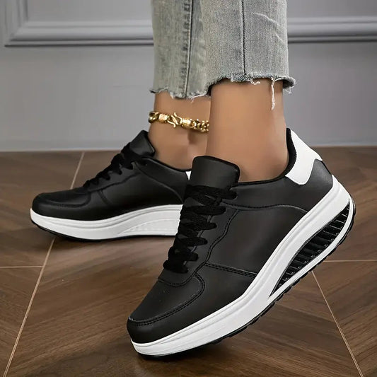 Women's Casual Fashion Breathable Platform Wedge Orthopaedic Sneakers