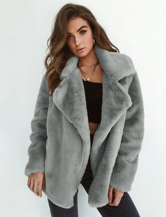 Women’s Plush Wool-Lined Fleece Jacket