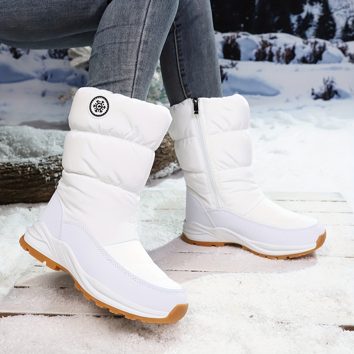 Women's High Quality Winter Mid-Calf Snow Boots