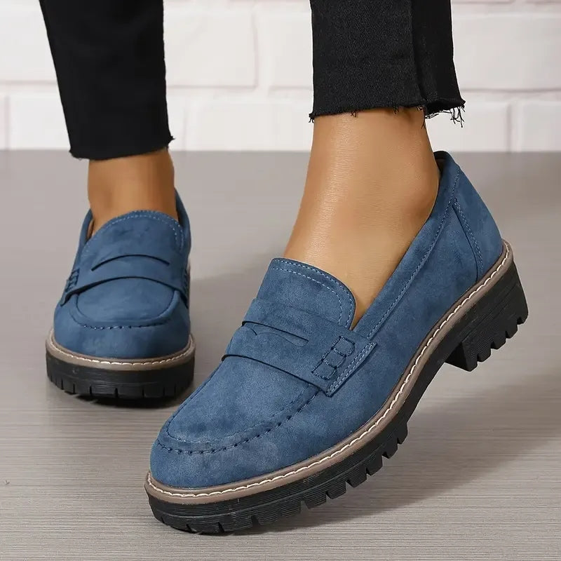 Women's Fashion Thick Sole Loafers