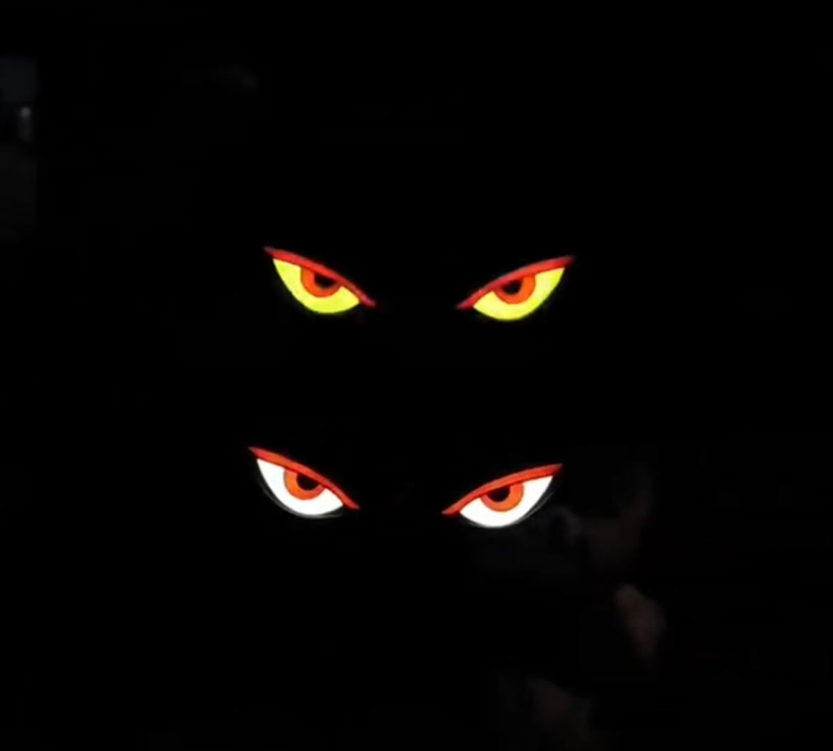 Solar Demon Eye LED Car Window Light