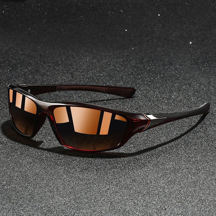 Lunettes de soleil de sport pour hommes – UV400 Anti-éblouissement pour la conduite et les activités de plein air