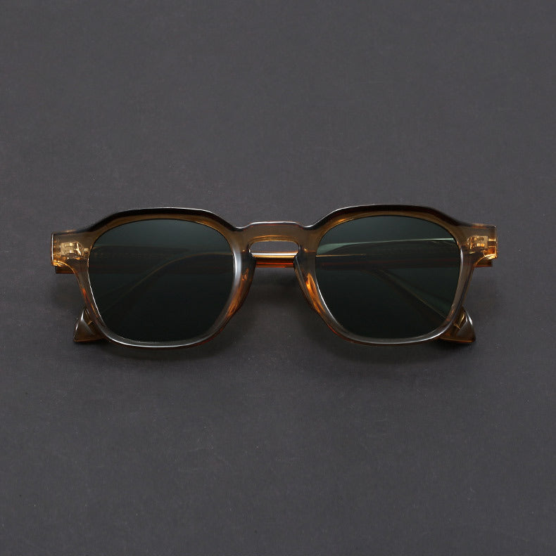 Retro-Quadratsonnenbrille – UV-schützende Streetstyle-Sonnenbrille