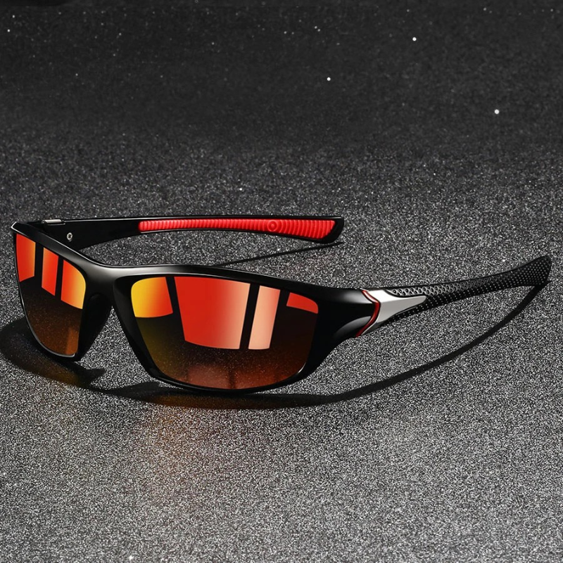 Lunettes de soleil de sport pour hommes – UV400 Anti-éblouissement pour la conduite et les activités de plein air