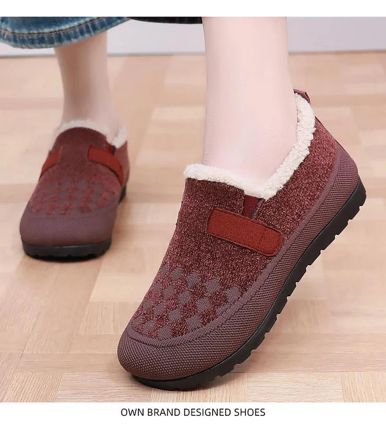 NEW FASHION WOMEN'S WARM PLUS VELVET THICK COTTON SHOES WINTER BOOTS
