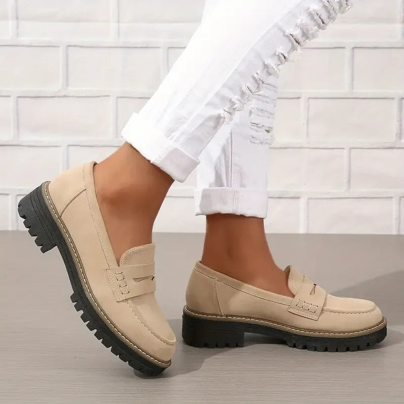 Women's Fashion Thick Sole Loafers