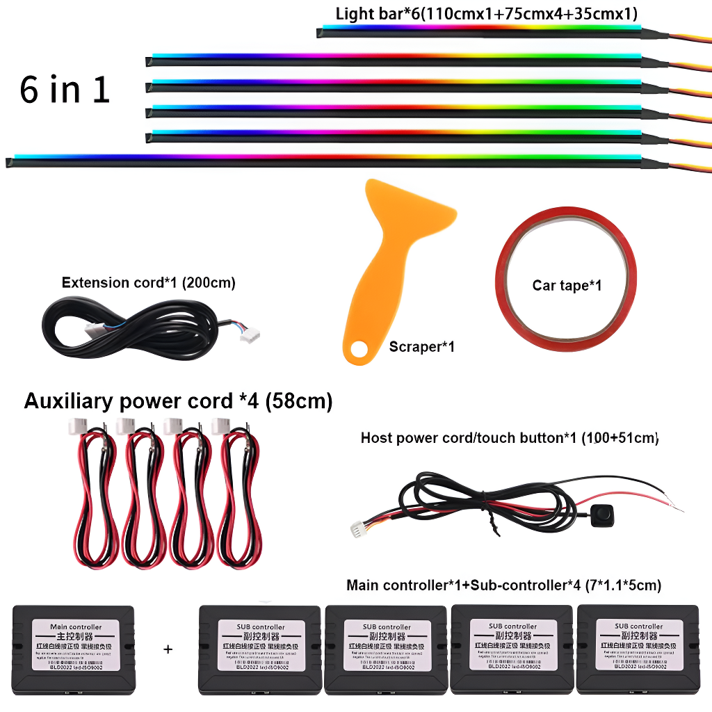 Universal Symphony Car Interior Ambient Lights