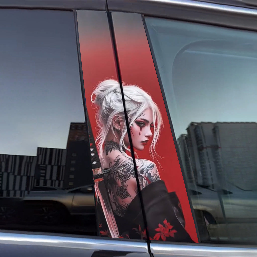 Ladies Car Door Stickers