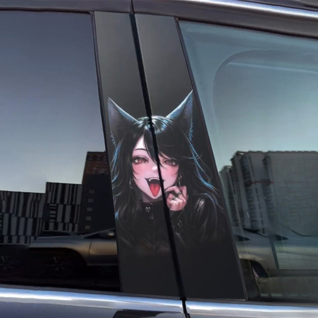 Ladies Car Door Stickers