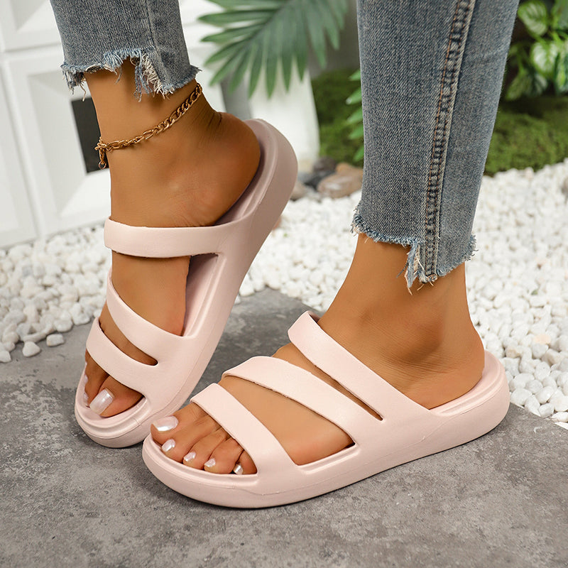 Sandales compensées pour femme – Confortables et à semelle épaisse