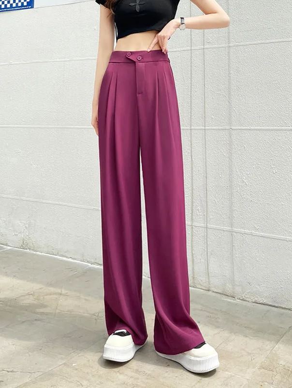 Pantalon ample décontracté long pour femme (3 achetés, livraison gratuite)
