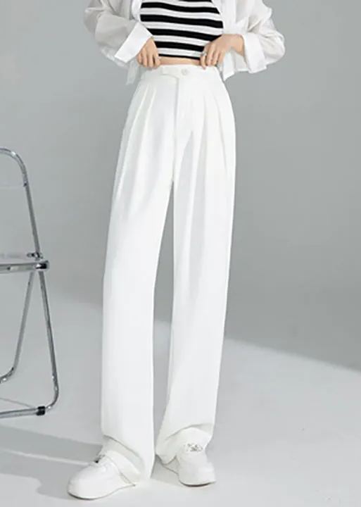 Pantalon ample décontracté long pour femme (3 achetés, livraison gratuite)