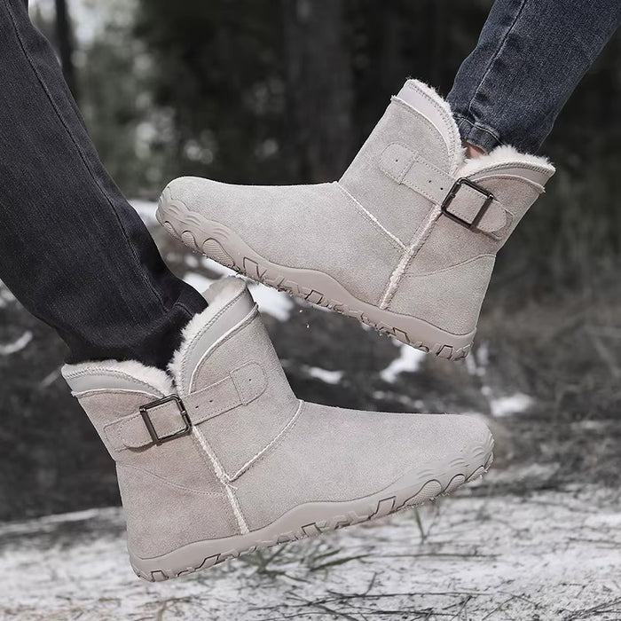 Non-slip & Waterproof Winter Barefoot Boots with Orthopedic Arch Support