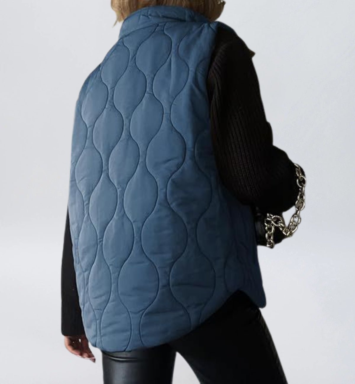 Women Cropped Puffer Vest Stand Collar Sleeveless Lightweight Quilted Vest