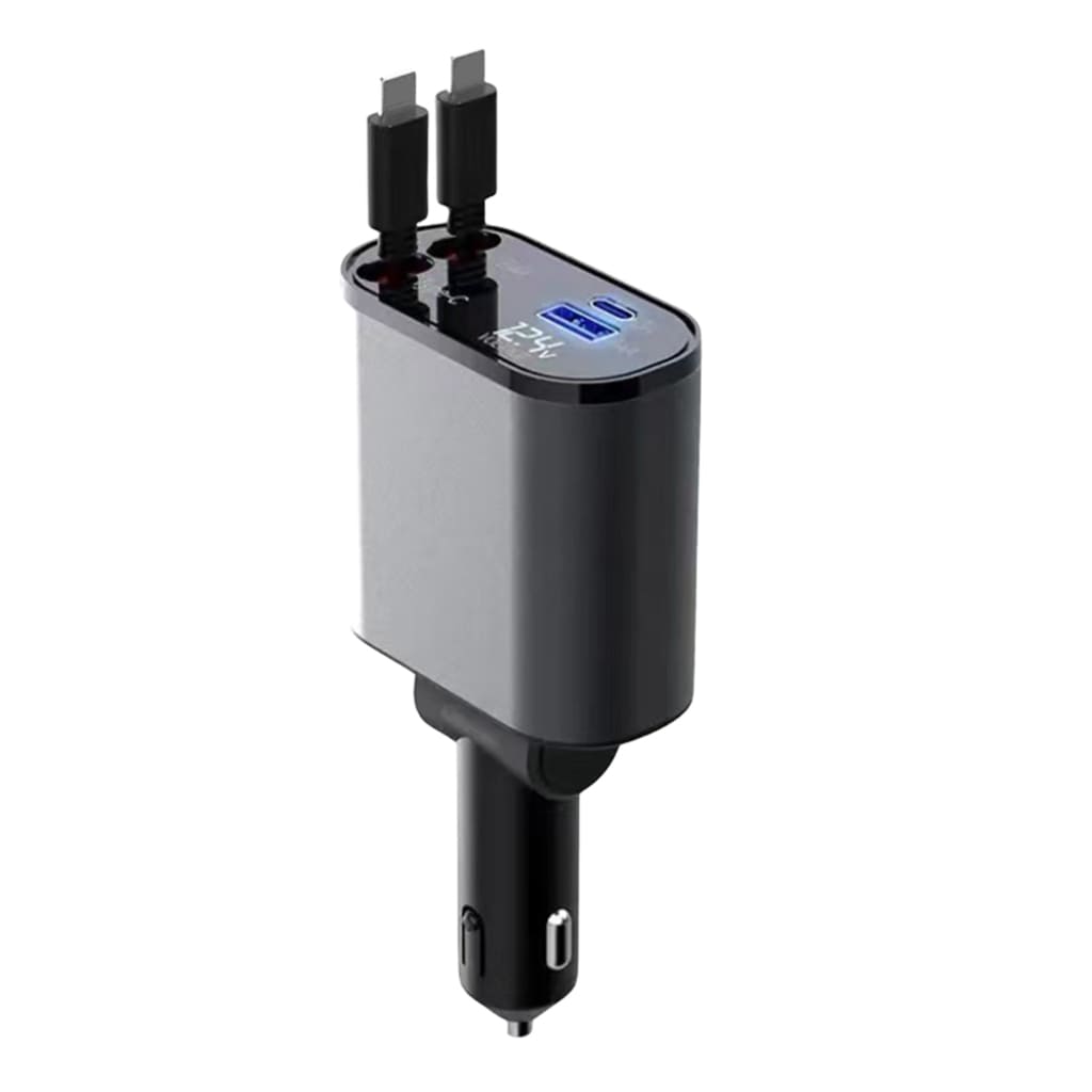 Chargeur de voiture rétractable pour voiture rapide